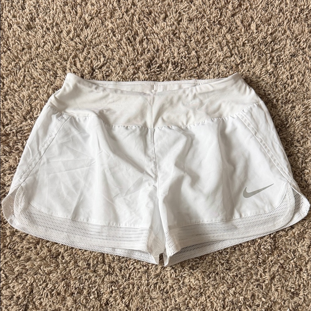 Nike Women's Dri Fit White Shorts